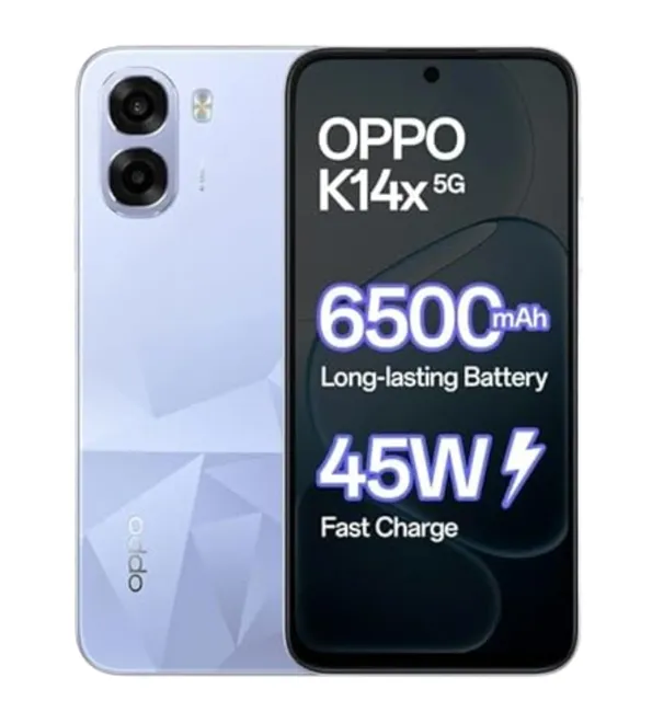 OPPO K14X 5G (Icy Blue, 64 GB) (4 GB RAM)